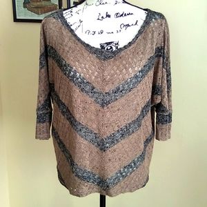 Bar lll WOMEN'S OPEN KNIT TOP